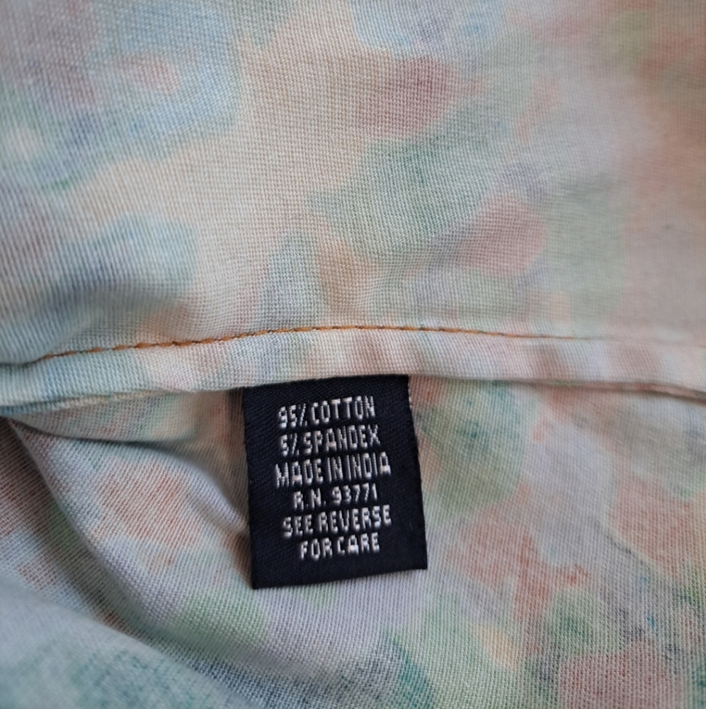 Vintage Women’s Kaktus Art To Wear Cotton Soft Denim Multicolored Jacket Size M - Picture 9 of 14